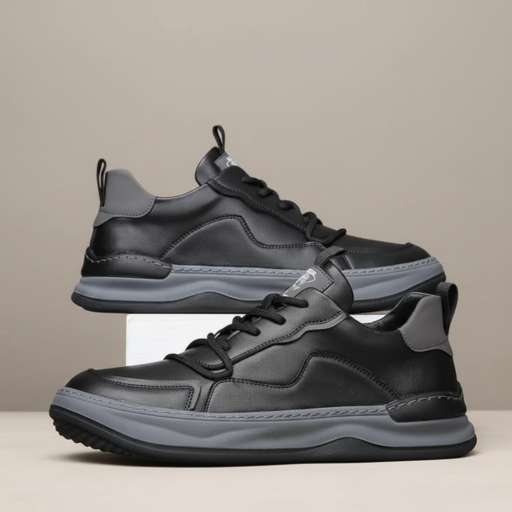 ZAPATILLAS DE CUERO ENZO