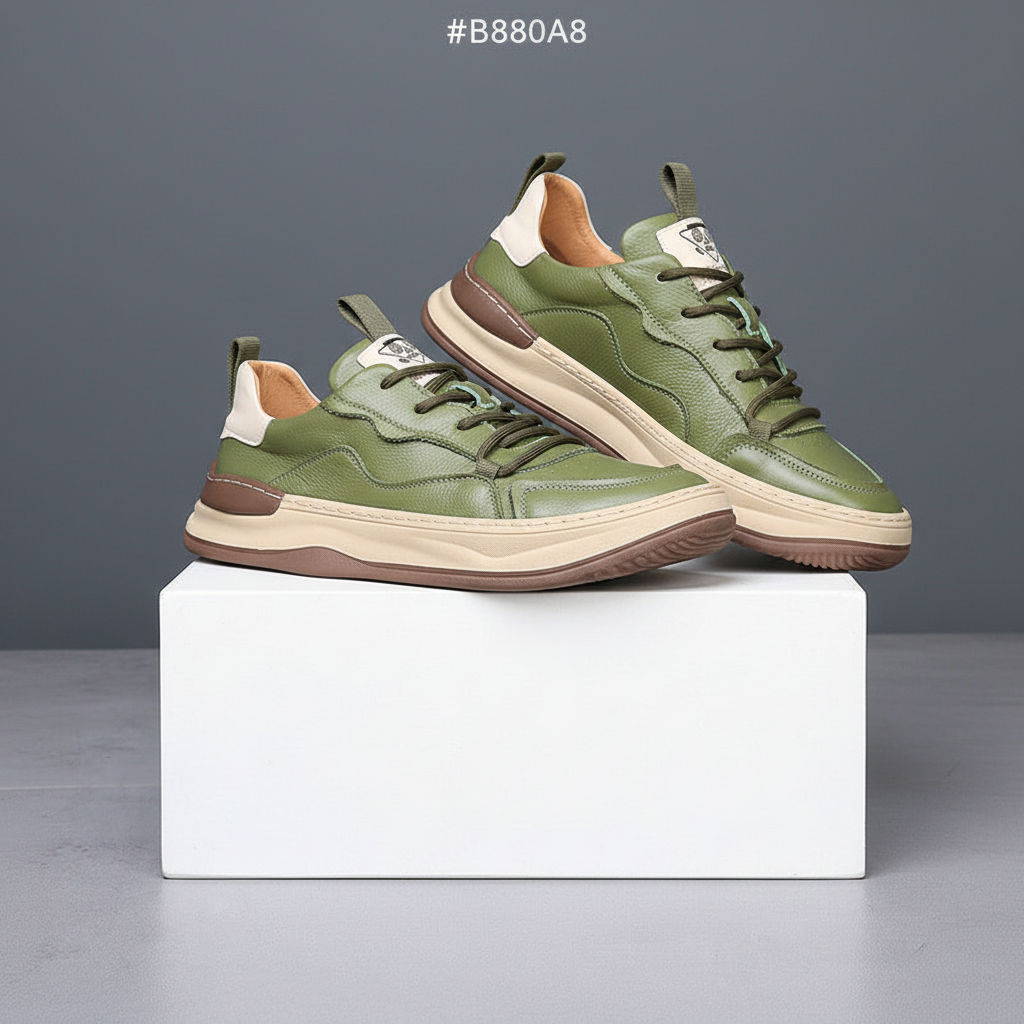 ZAPATILLAS DE CUERO ENZO