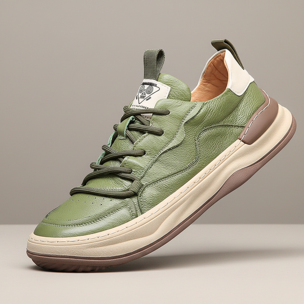 ZAPATILLAS DE CUERO ENZO