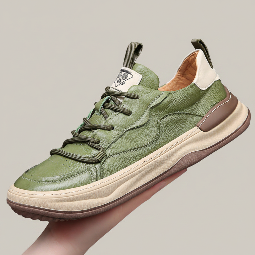 ZAPATILLAS DE CUERO ENZO
