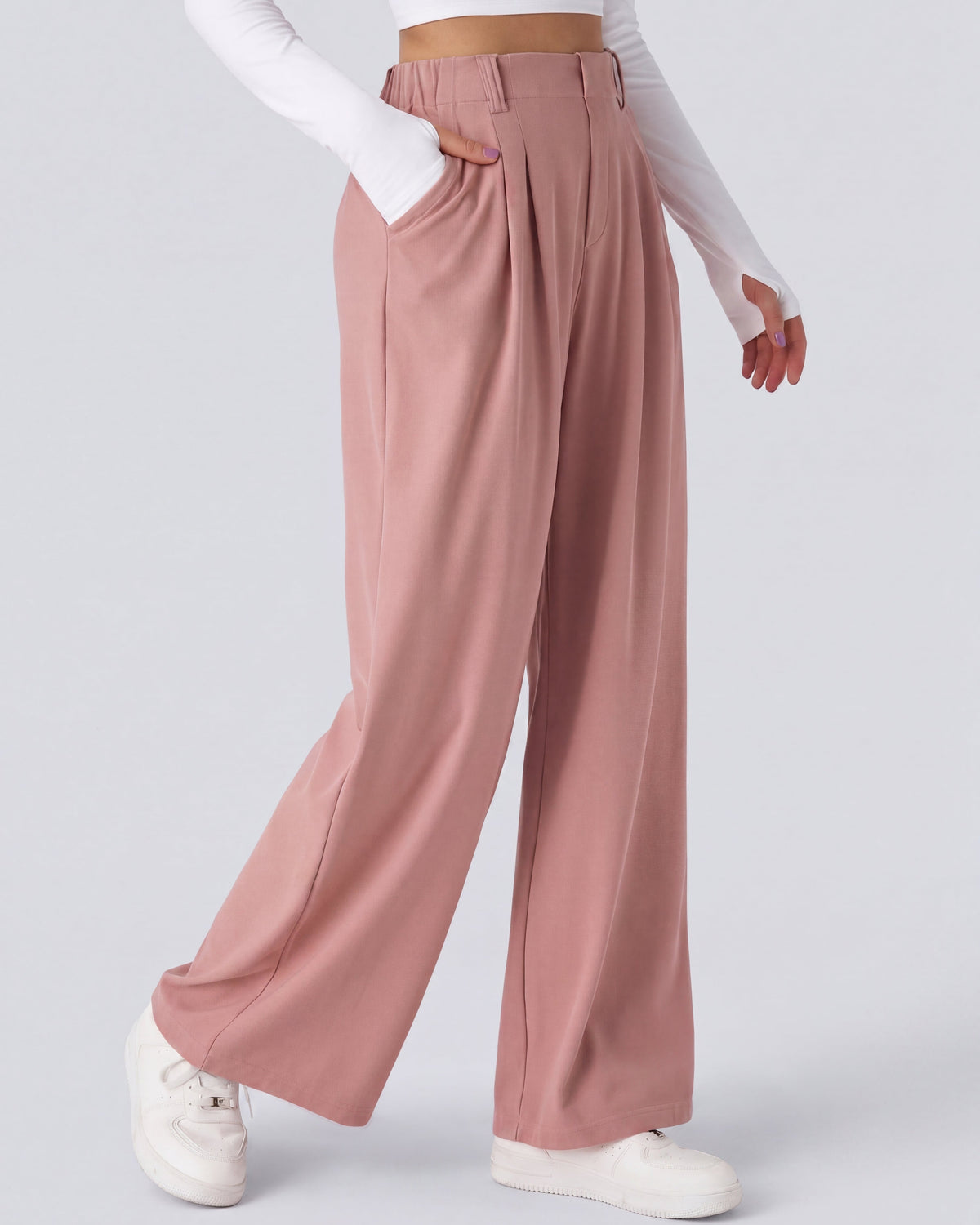 PANTALONES CINTURA ALTA ELÁSTICOS