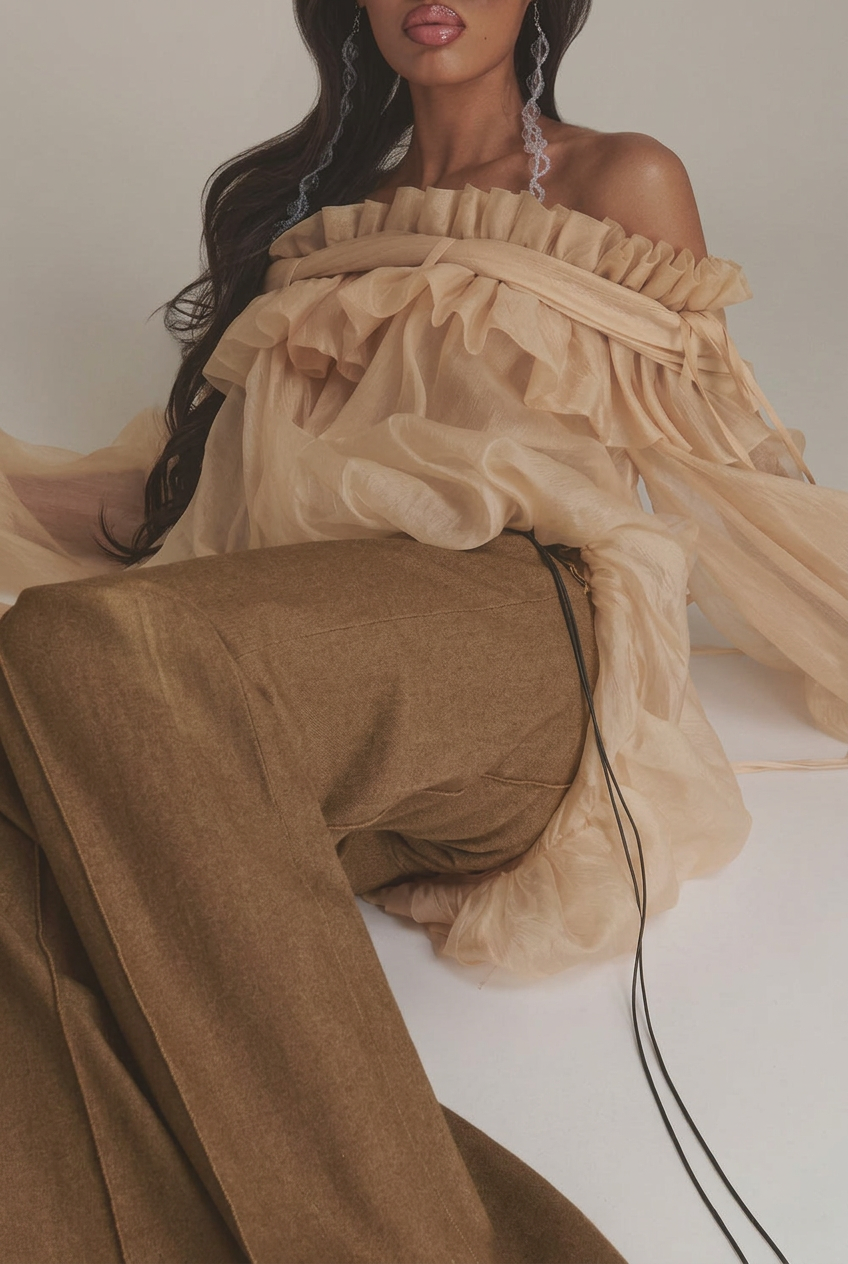 Blusa holgada patchwork