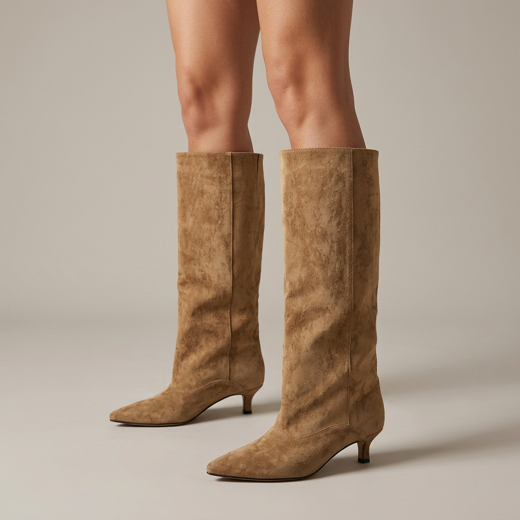 Botas altas de punta vivienne