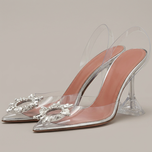Tacones crystal monica