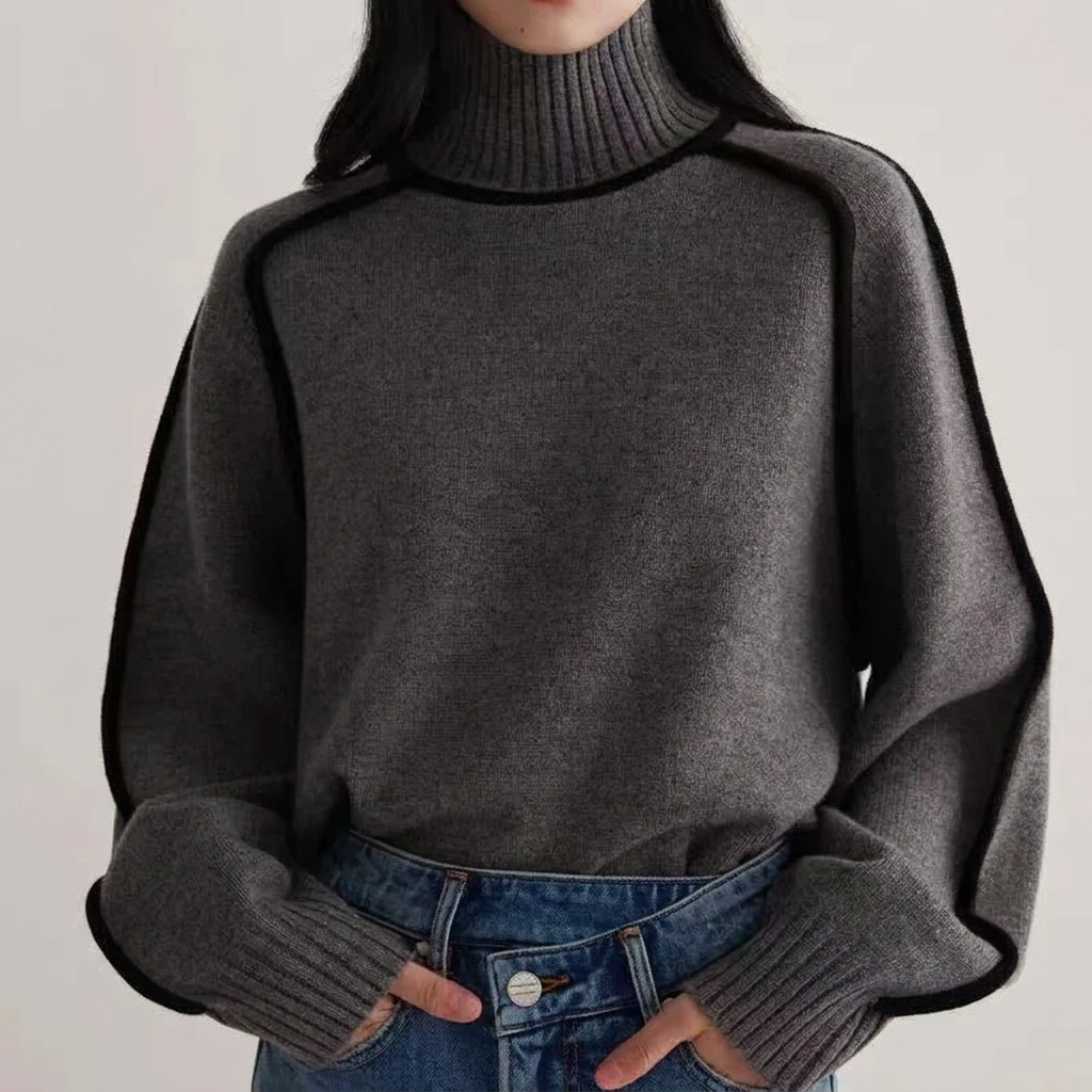 Pullover de cuello alto lara