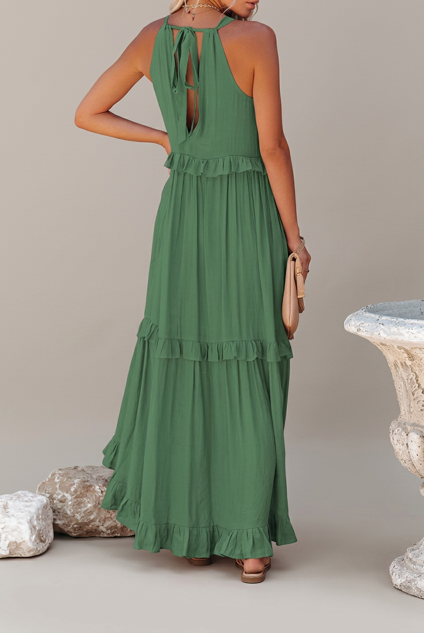 Vestido con volantes elegante