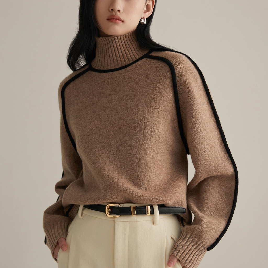 Pullover de cuello alto lara