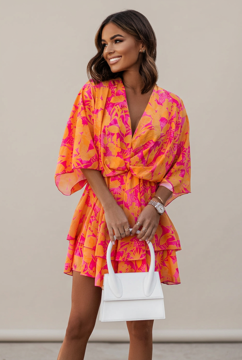 Vestido mini boho