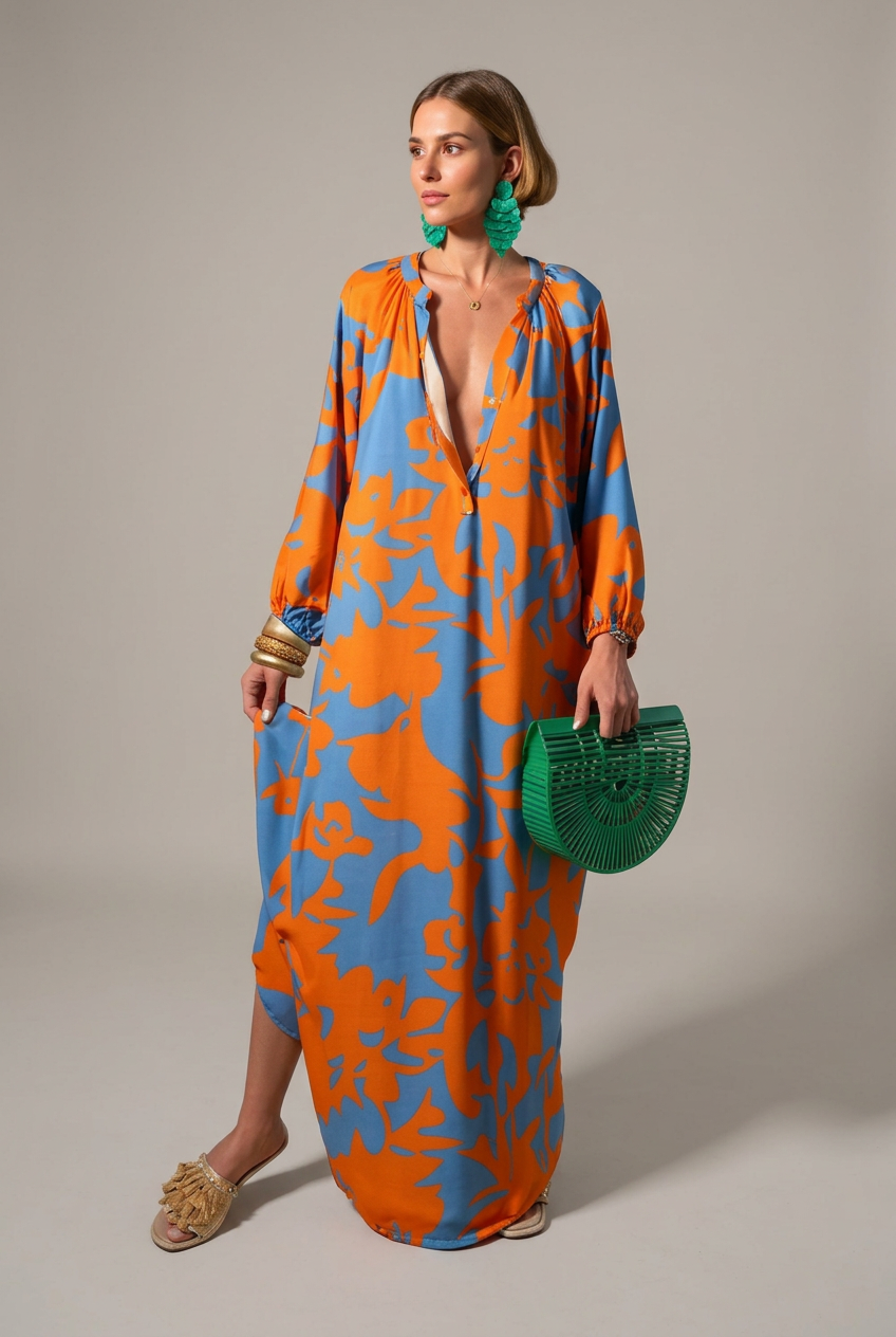 Vestido maxi elegante
