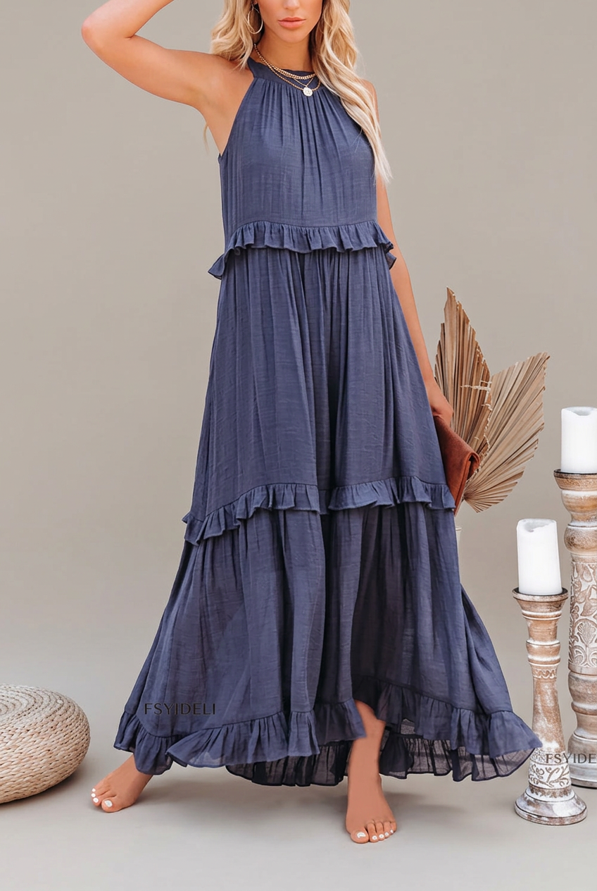 Vestido con volantes elegante