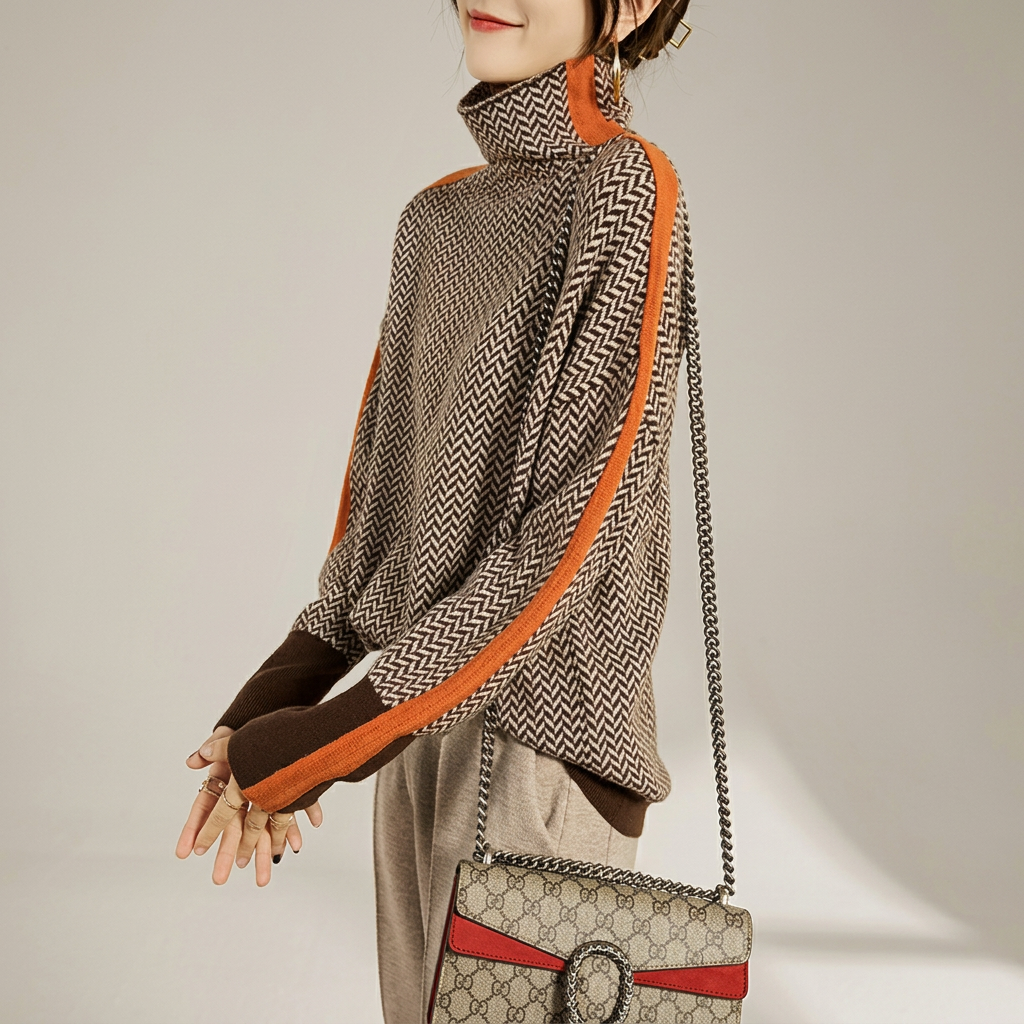 Jersey de cuello alto jess