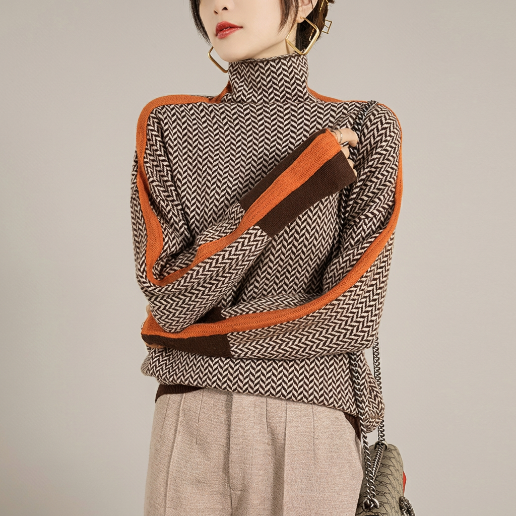 Jersey de cuello alto jess