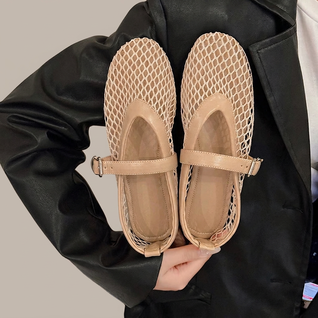 Manoletinas mesh amelia
