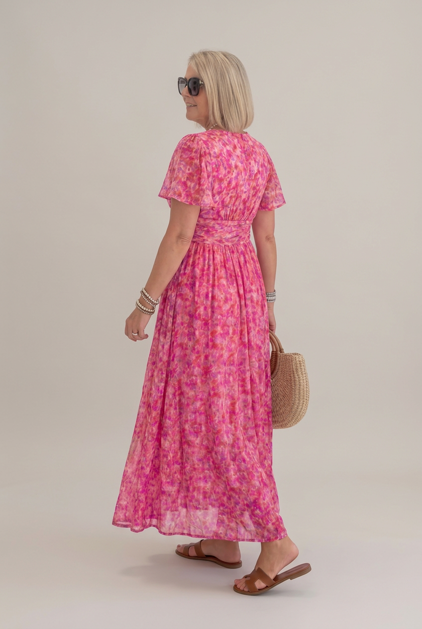 Elina | Vestido largo floral