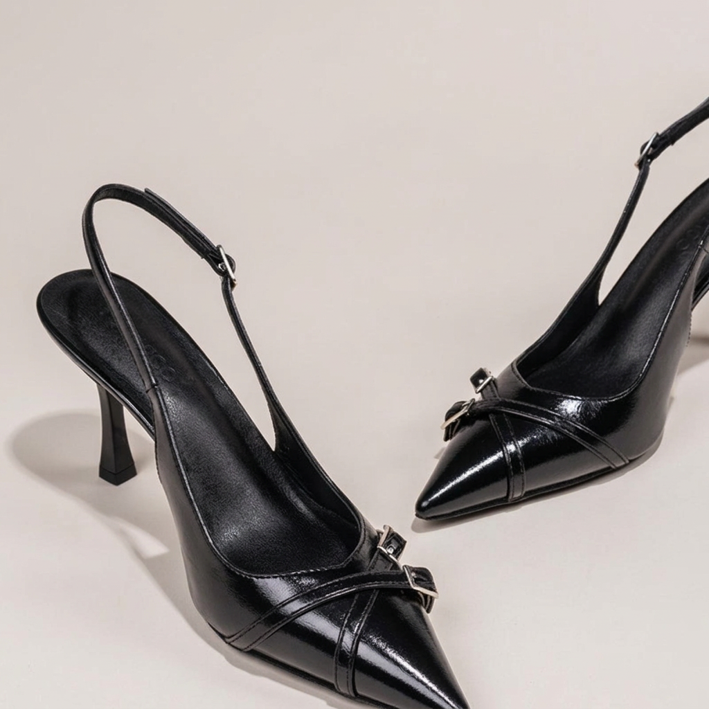 Tacones de punta amelia
