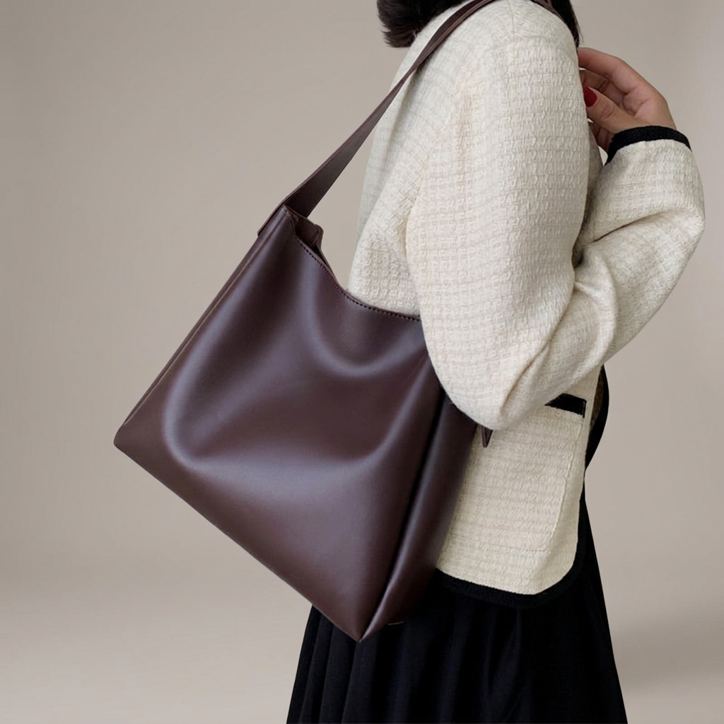 Polina | Bolso de mano de piel vegana