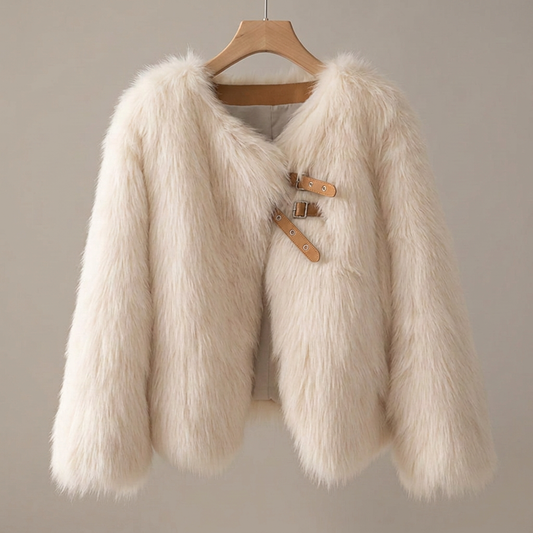 Chaqueta de pelo esponjoso