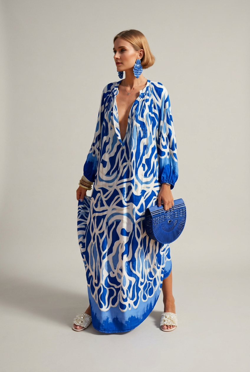 Vestido maxi elegante