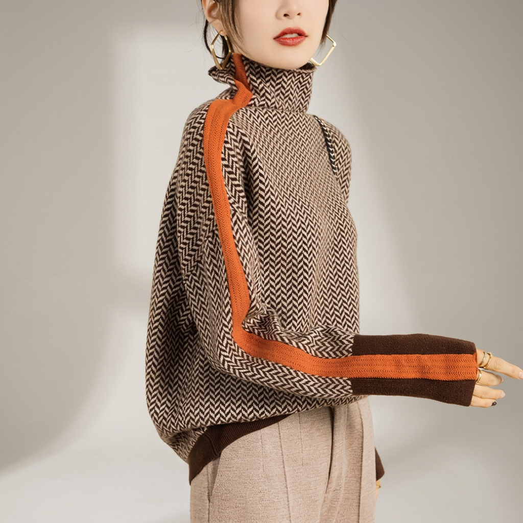 Jersey de cuello alto jess