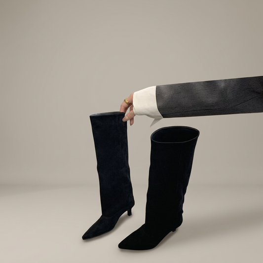 Botas altas de punta vivienne
