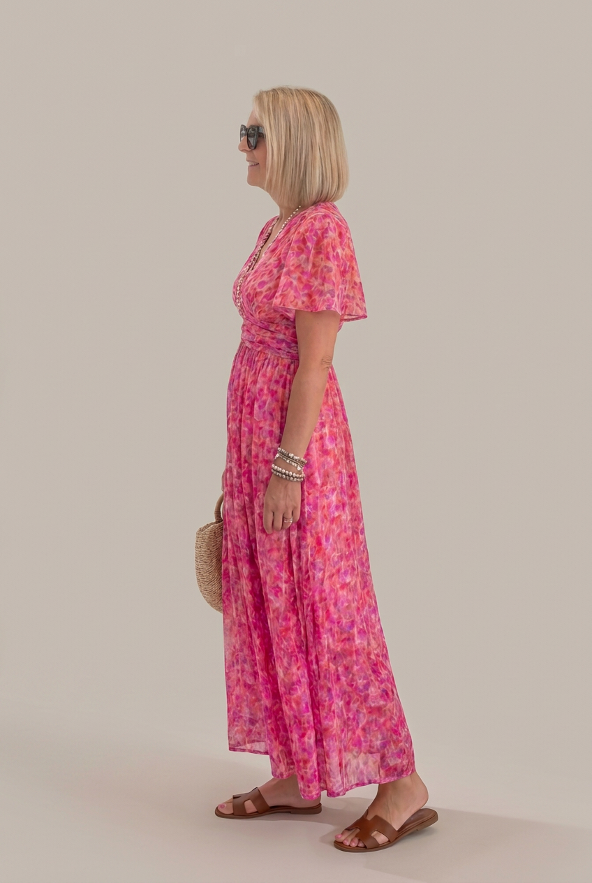 Elina | Vestido largo floral