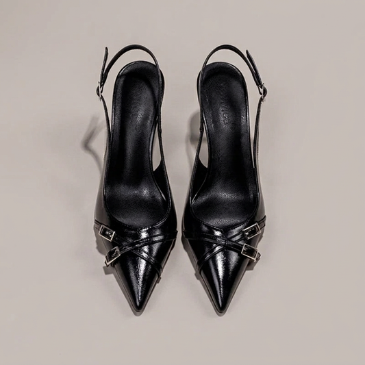 Tacones de punta amelia