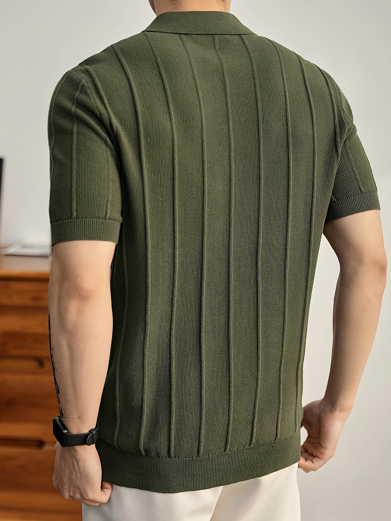 POLO DE PUNTO TEXTURIZADO LEO