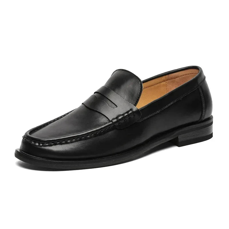 MOCASINES CASUALES SIN CORDONES DE CUERO PU